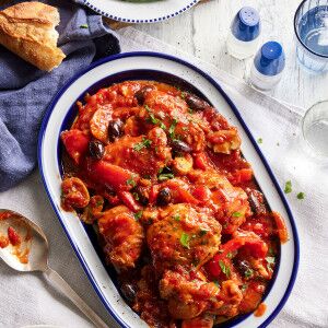 Κοτόπουλο cacciatore σε χύτρα αργού μαγειρέματος