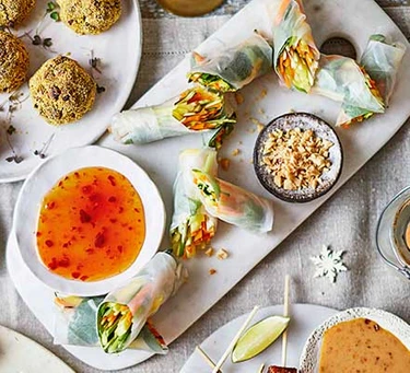 Vegan spring rolls